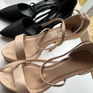 Chateau Black and Cream Women's Heels